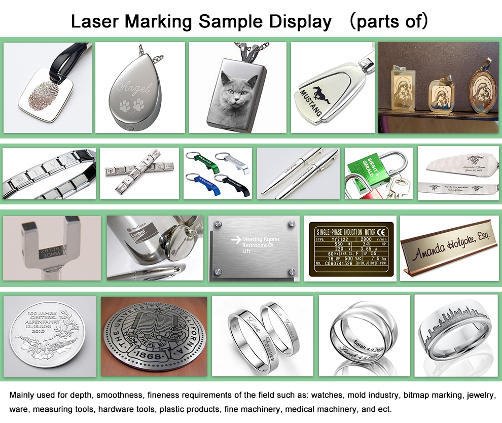 Closed Metal Mark Laser Engraving Machine