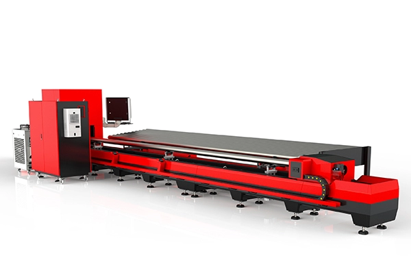 Laserowa maszyna do cięcia rur metalowych o dużej średnicy 6 metrów długości produktów rurowych
