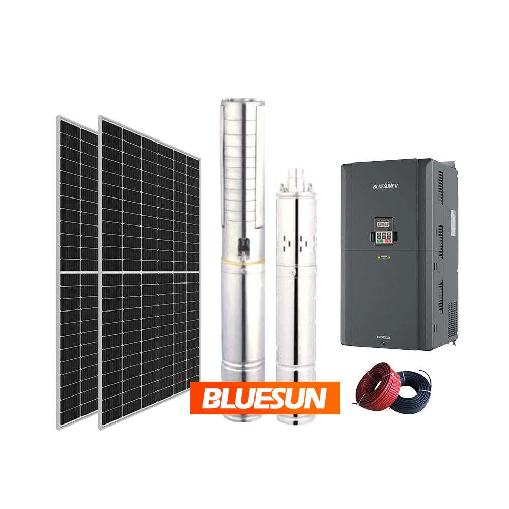 Bluesun 75HP Trzy fazowy system pompy słonecznej dla gospodarstwa