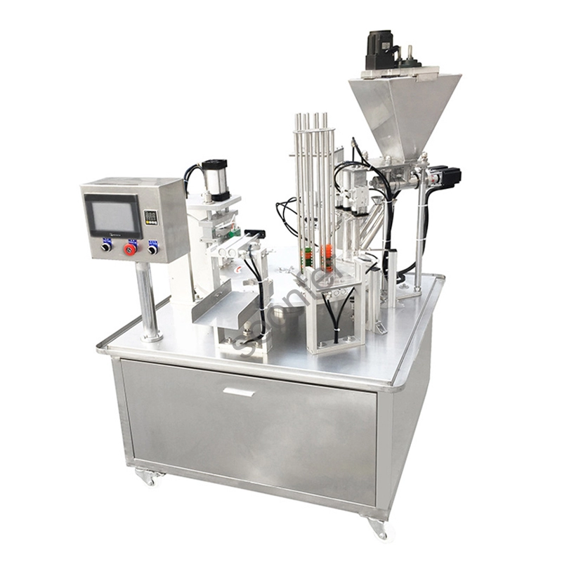 W pełni automatyczna pionowa maszyna do napełniania kapsułek z kawą w proszku