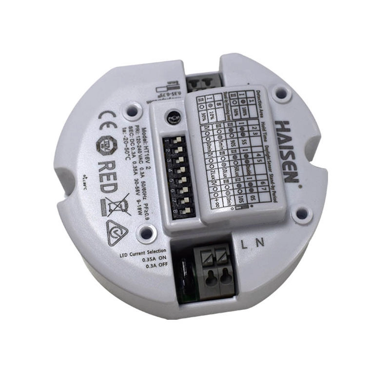 Przełącznik ściemniacza czujnika ruchu 5.8G Wyjście czujnika częstotliwości LED Moc 9-18W