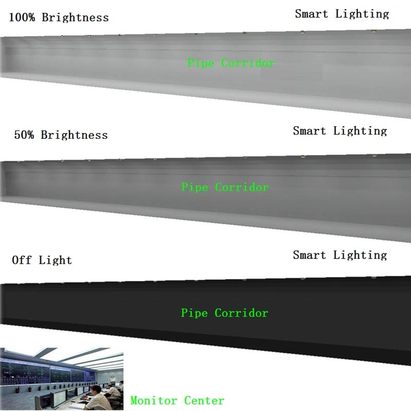Inteligentny system sterowania oświetleniem Miejskiej Galerii Rur