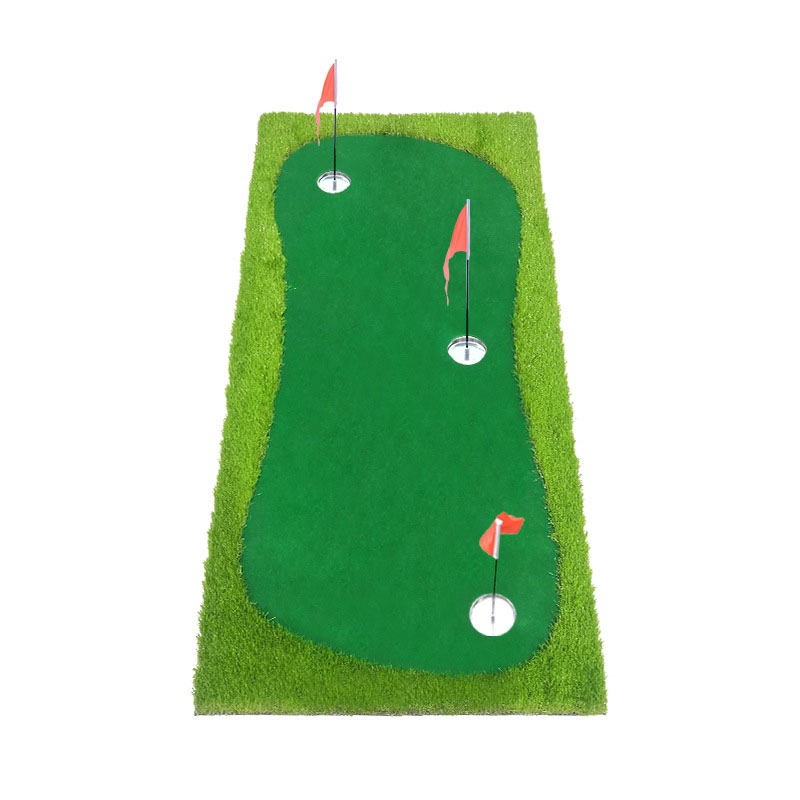 Mobilny zielony koc treningowy do golfa