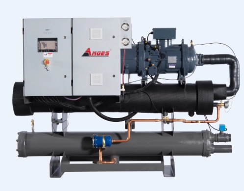 Śrubowy przemysłowy system chłodzenia wody o niskiej temperaturze AGS-080WSL