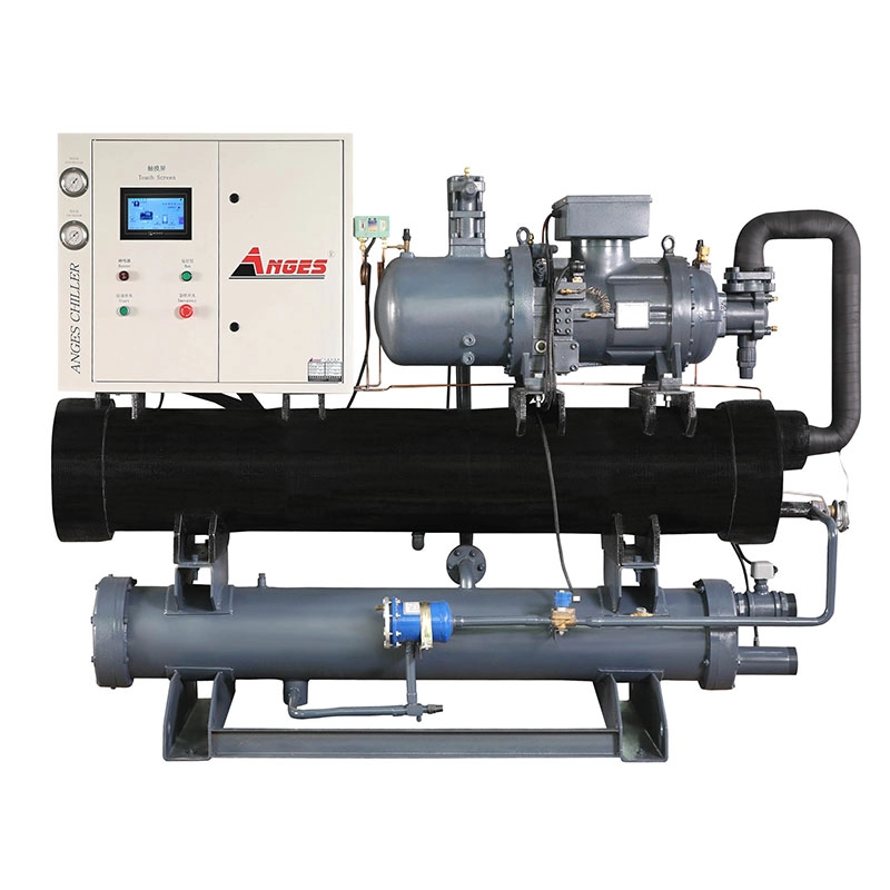 Chłodzony wodą ślimakowy system agregatu chłodniczego AGS-040WSH