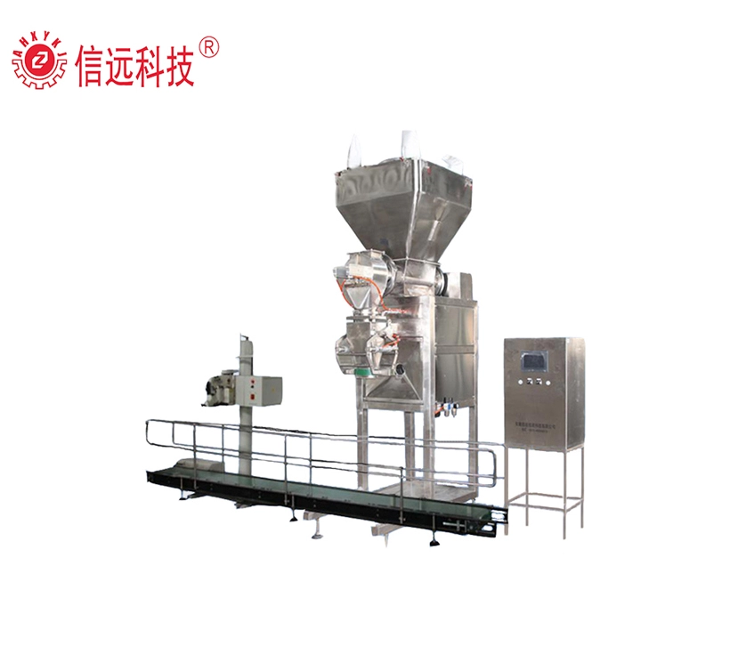 10-50 kg półautomatyczna maszyna do pakowania w duże worki rozpuszczalne w wodzie w proszku;