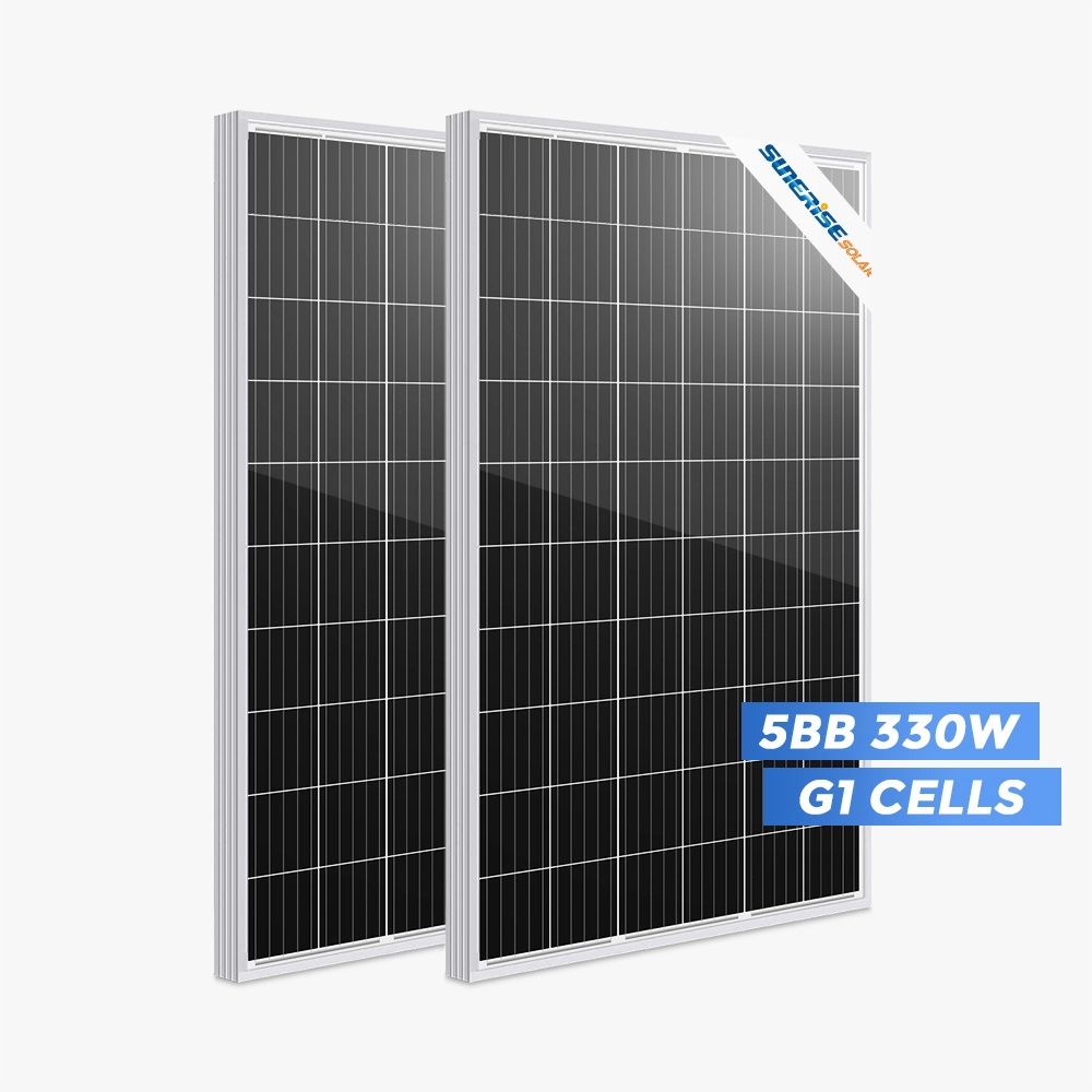 Monokrystaliczny panel słoneczny 5BB PERC 330 W na sprzedaż