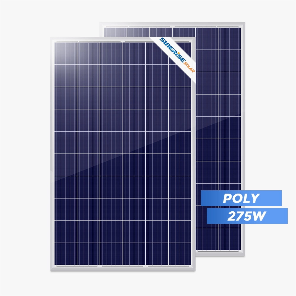Polikrystaliczny panel słoneczny o mocy 275 W z doskonałą wydajnością modułu