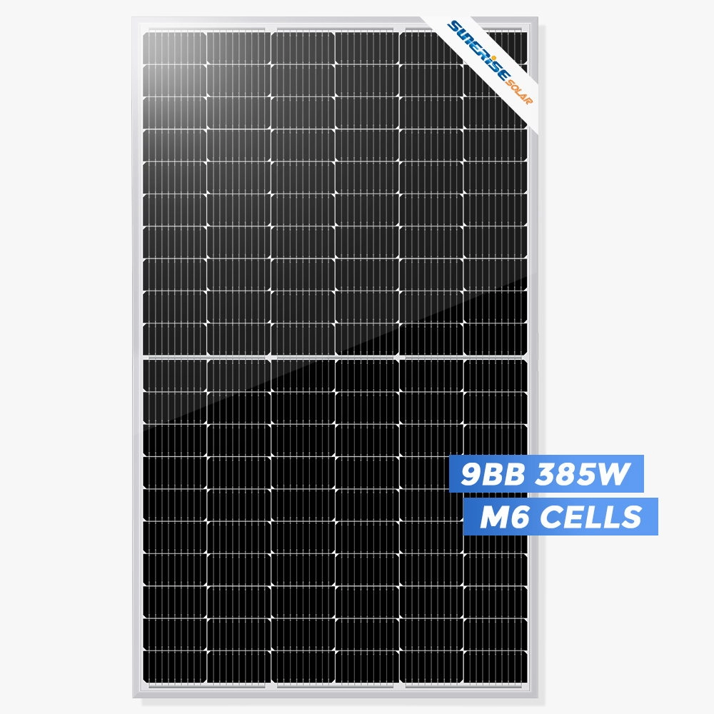 166 mm 9BB Półogniwowy panel słoneczny o mocy 385 W Cena