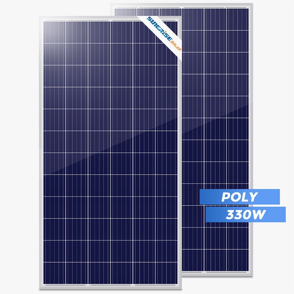 Polikrystaliczny panel słoneczny o mocy 330 W z 72 ogniwami