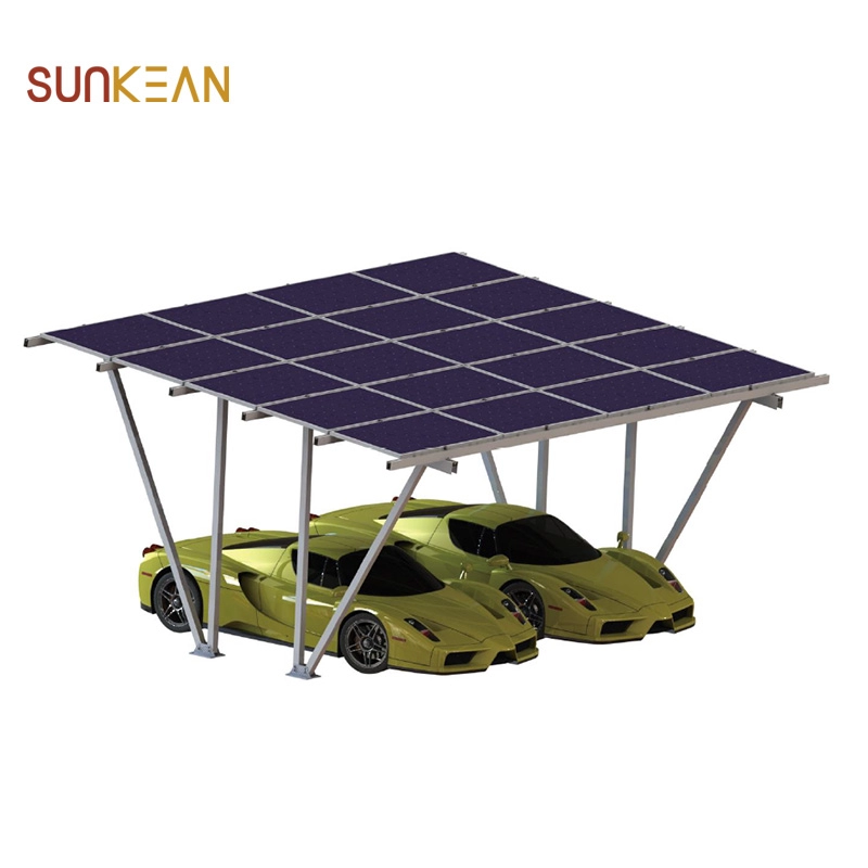 Wsporniki do montażu paneli słonecznych Instalacja wiaty słonecznej do wiaty parkingowej na energię słoneczną