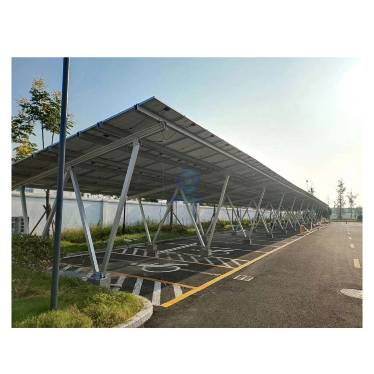 Garaże konwencjonalne Zadaszenia typu W Solar Carport Montaż systemu