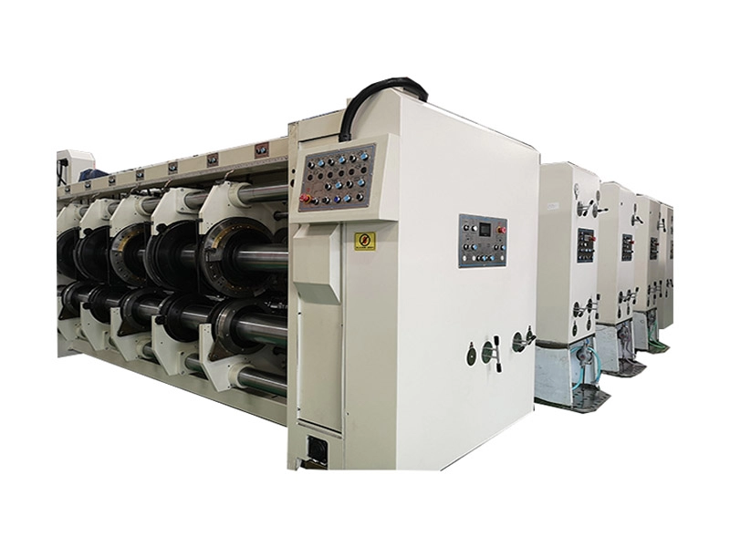 Półautomatyczna maszyna do druku fleksograficznego kartonu firmy Keshenglong