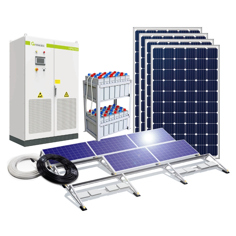 Fotowoltaika Kompletny akumulatorowy system magazynowania energii Hybrydowy system zasilania energią słoneczną