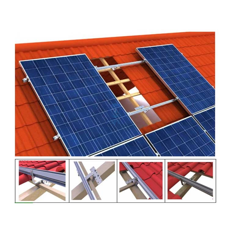 Hak dachowy do dachów słonecznych System wsporników do montażu słonecznego