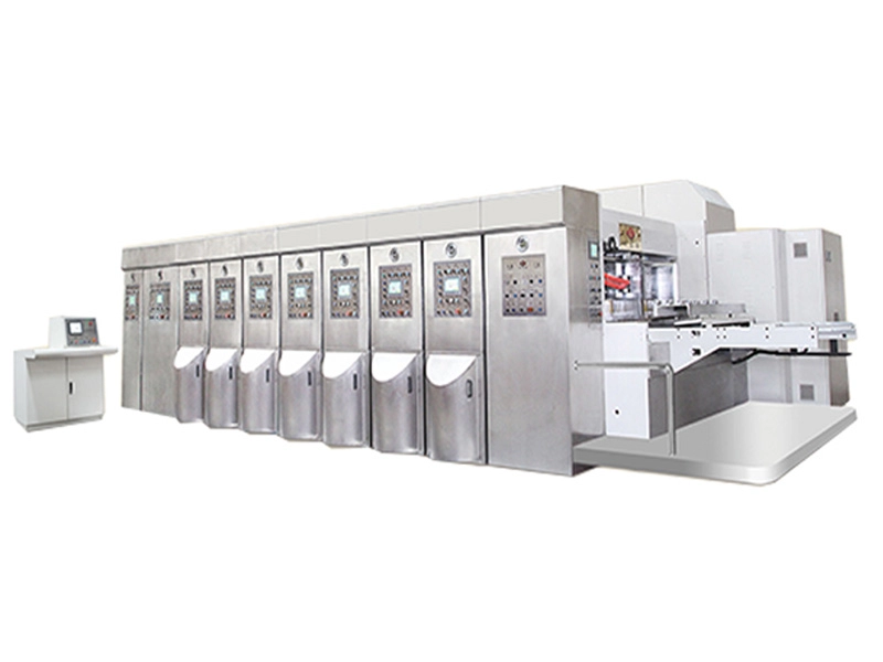 Automatyczna maszyna do druku fleksograficznego z 4 kolorami z tektury falistej o wysokiej prędkości
