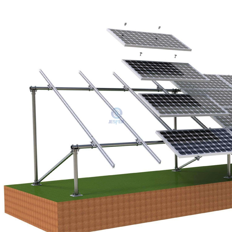 Blok betonowy Solar PV Farm System montażu naziemnego