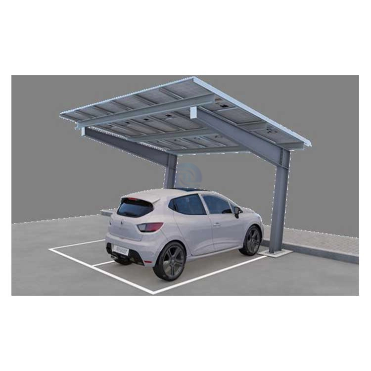 Solarne panele słoneczne ze stali węglowej parkingowe porty samochodowe słoneczne z ładowaniem