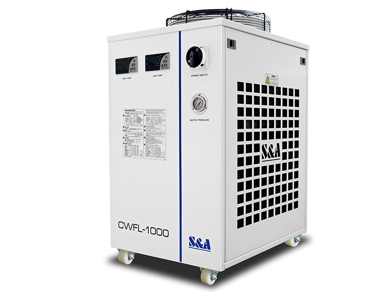 Laserowe systemy chłodzenia CWFL-1000 z podwójnym cyfrowym regulatorem temperatury