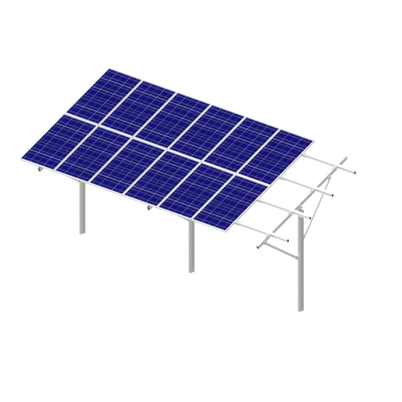 Konstrukcja do montażu naziemnego panelu słonecznego System palowy