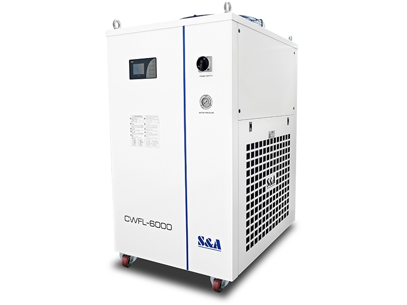 Chillery wodne chłodzone podwójną temperaturą CWFL-6000 do lasera światłowodowego 6000 W