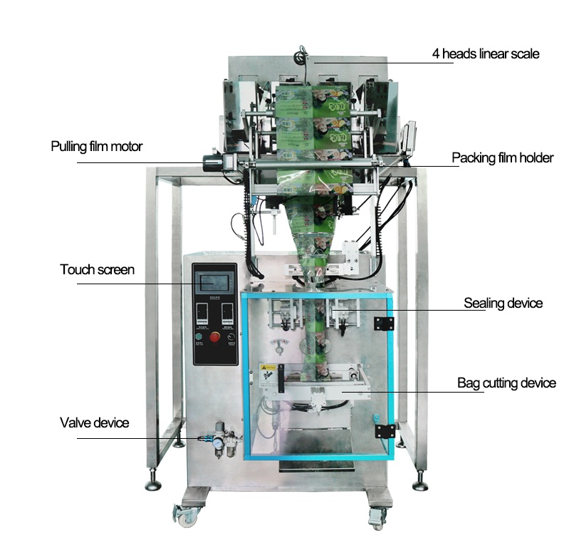 Granules Vacuum Weighing Packing Machine 