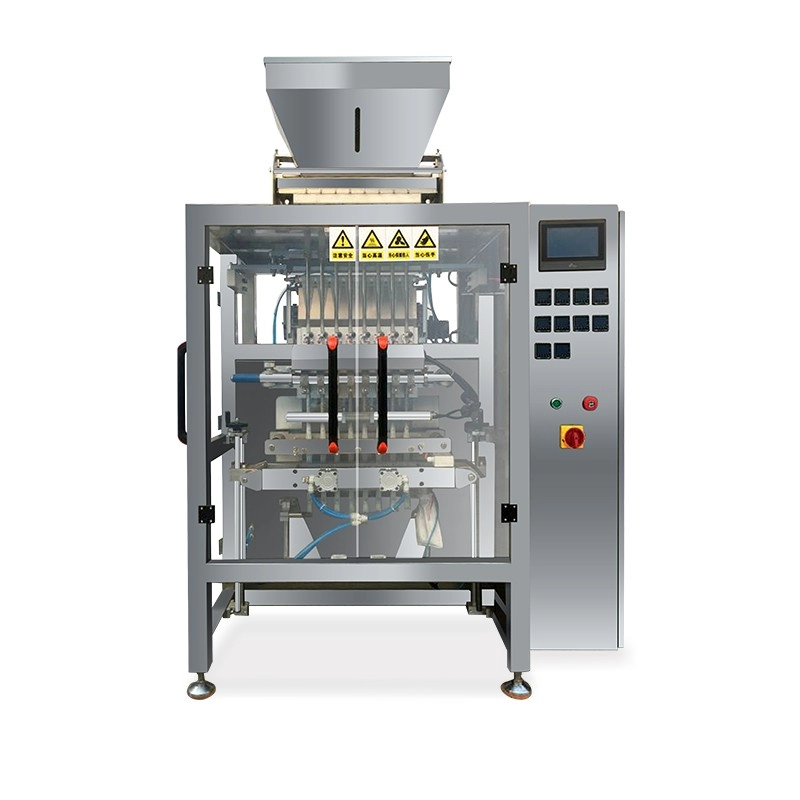 Pionowa, w pełni automatyczna, wielopasmowa maszyna do pakowania kawy / mleka / elektuary / białka w proszku