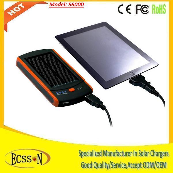 Portable solar mobile chargers