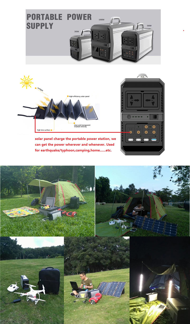 portable solar power station