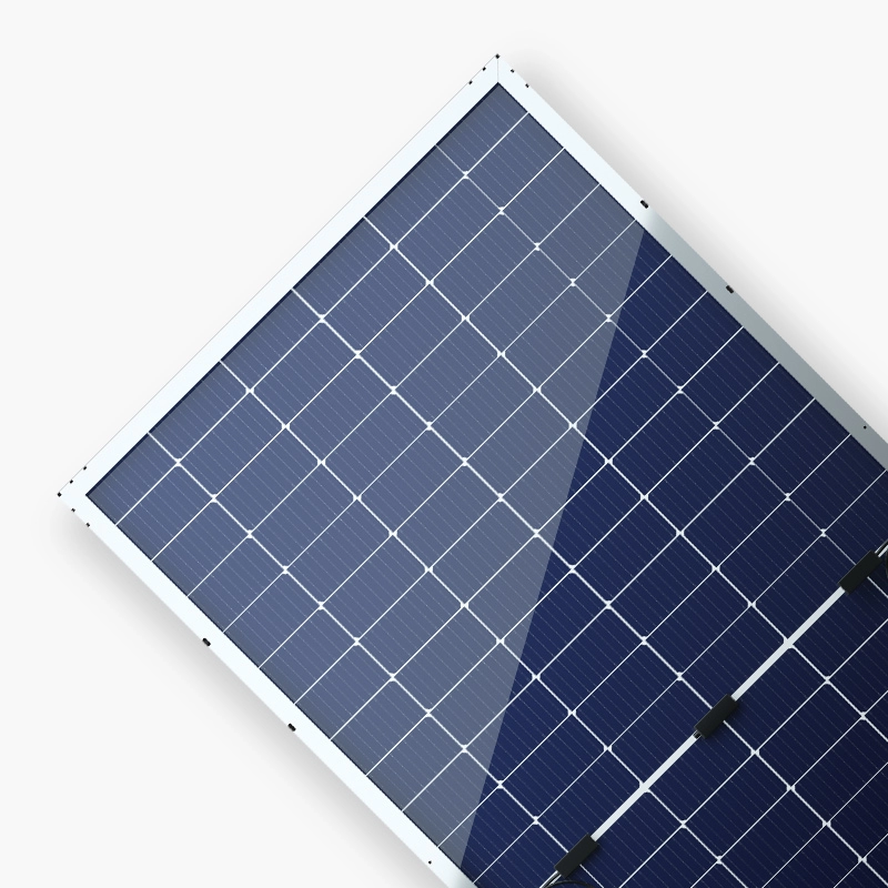 525W-550W Bifacial Double Glass Multi-busbars Half Cell Silver Frame Solar Panel PV