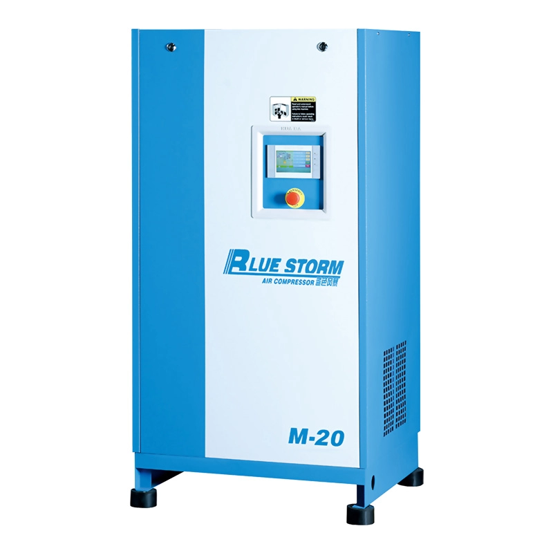 Kompresor śrubowy do konwersji częstotliwości z magnesami trwałymi serii Blue Storm