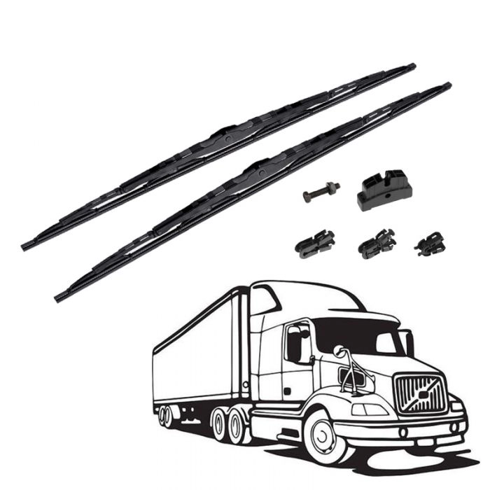 Auto Parts Multi-adaptery Heavy Duty Full Metal Wiper Blade for Truck & Bus