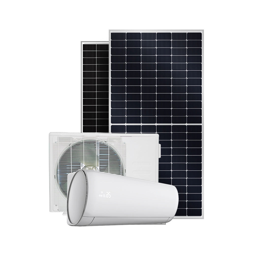 Hybrydowy system klimatyzacji wspomagany panelem słonecznym Mini Split Ac Unit HVAC