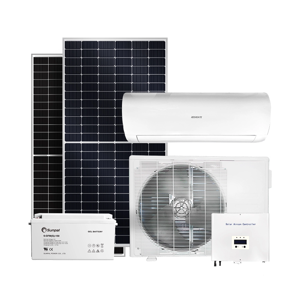100% Off Grid 48v Dc Powered Solar Air Conditioner Mini Split Heat Pump