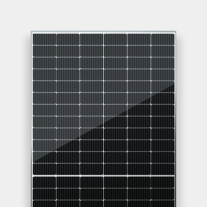 Monochromatyczne panele słoneczne 525W-550W Moduł fotowoltaiczny z 144 ogniwami w połowie cięcia