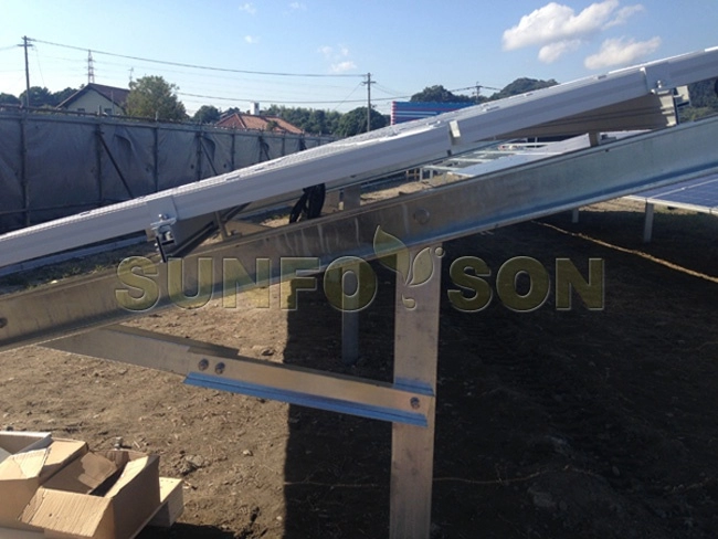 System montażu słonecznego SunRack Pile