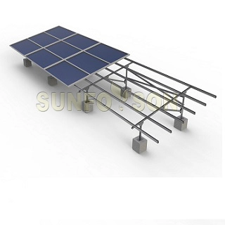 System montażu słonecznego ze stali ocynkowanej