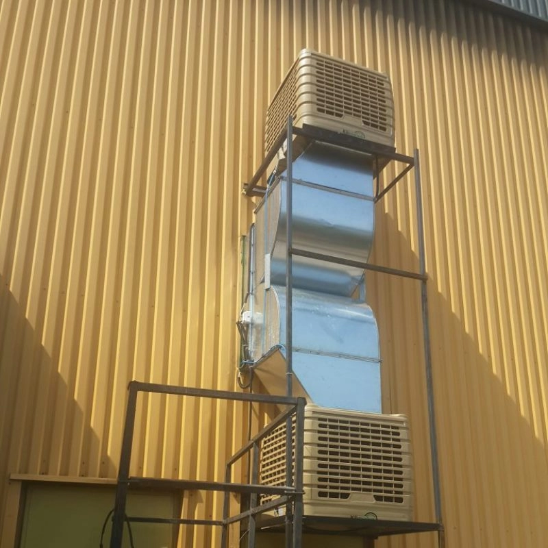 Komercyjna chłodnica powietrza Energooszczędna chłodnica wyparna Klimatyzator do zastosowań przemysłowych