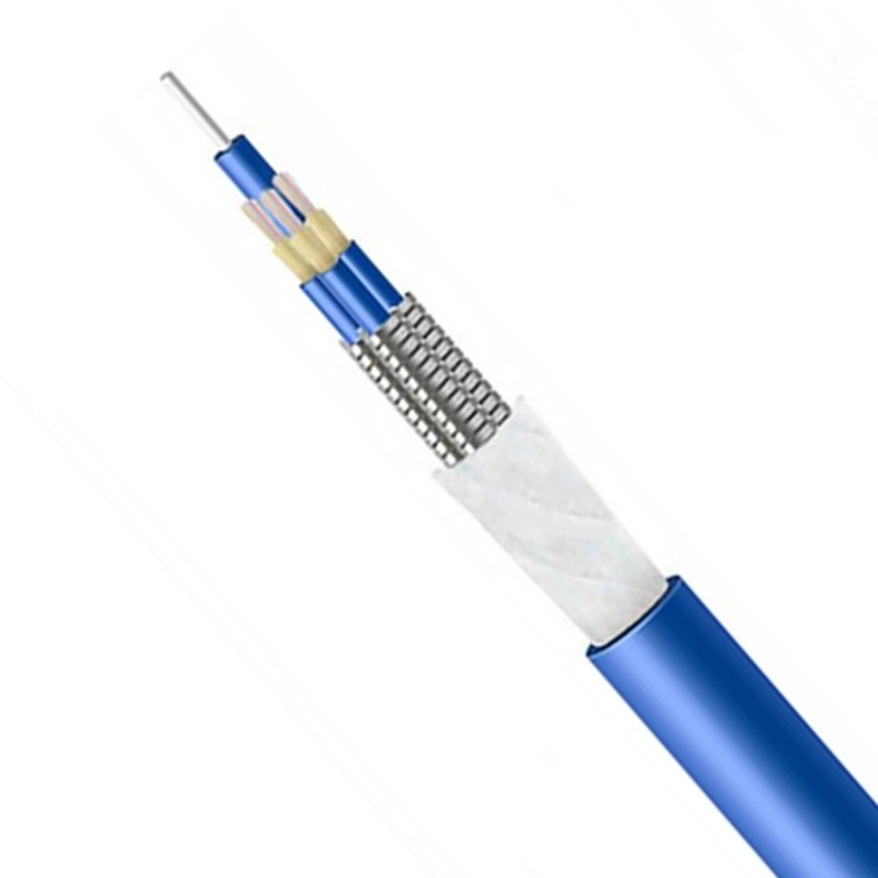 Wewnętrzny opancerzony kabel optyczny jednomodowy wielomodowy