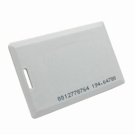 Chip RFID T5577 125Khz ID Clamshell Gruba karta do kontroli dostępu