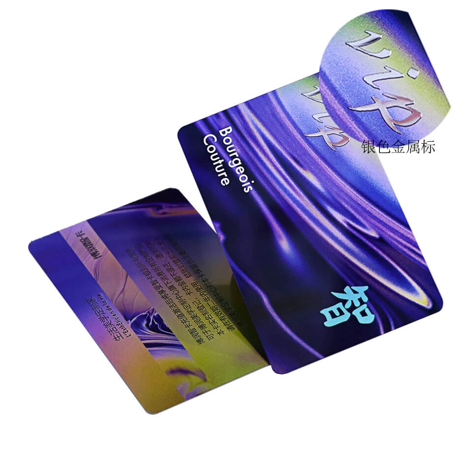 125MHz LH T5577 RFID Hotel Key Cards z metalową etykietą