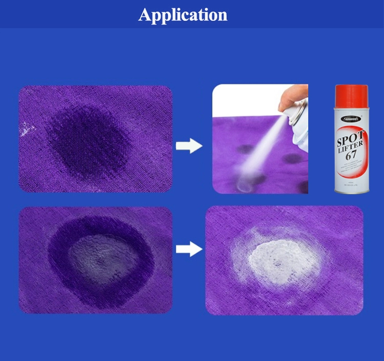 Wysokowydajny odplamiacz Sprayidea 67 z detergentem w sprayu do odzieży