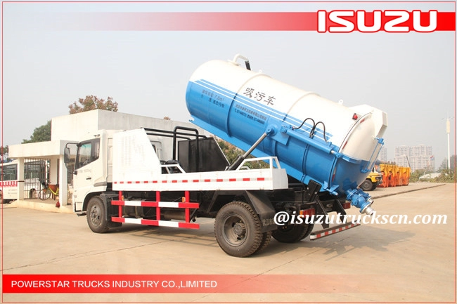 14 000 litrów Uganda FVR FVZ Isuzu podwieszana na ciężarówce podciśnieniowa ciężarówka ssąca