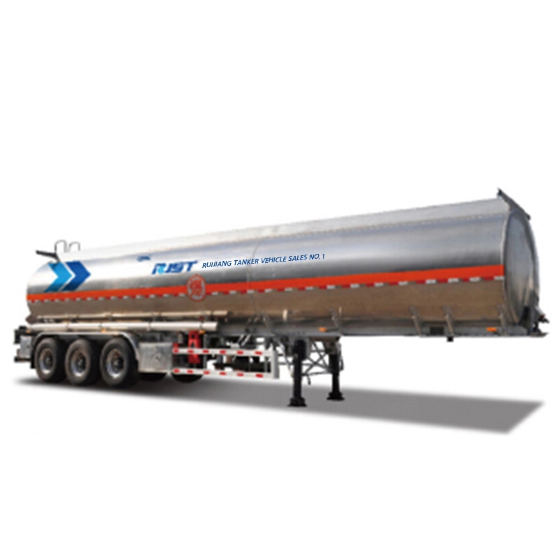 Naczepa ze zbiornikiem paliwa ze stopu aluminium - CIMC RJST Liquid truck