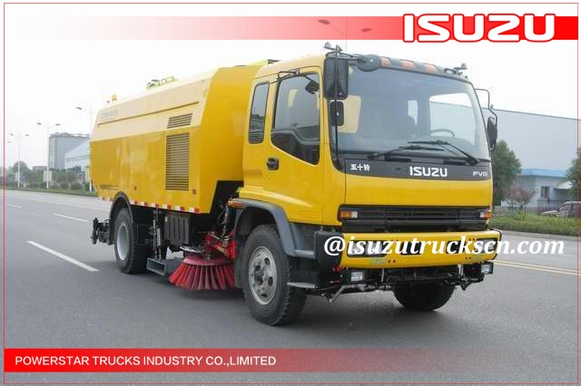 Isuzu Truck Heavy Duty Airport Vacuum Sweeper Truck dla Filipin