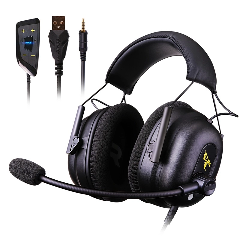 Somic G936N Driver Free 7.1 Surround Sound Zestaw słuchawkowy do gier kompatybilny z USB 3,5 mm do komputera Playstation 5/4