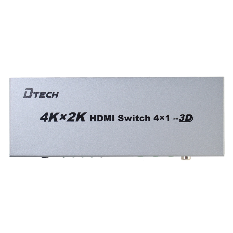 DTECH DT-7041 4K 4-drożny przełącznik HDMI z dźwiękiem