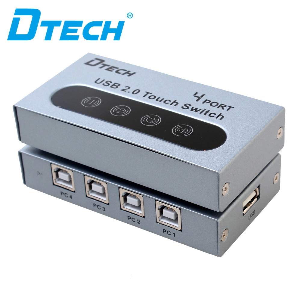 DTECH DT-8341 Ręczny przełącznik drukowania USB do udostępniania 4 porty