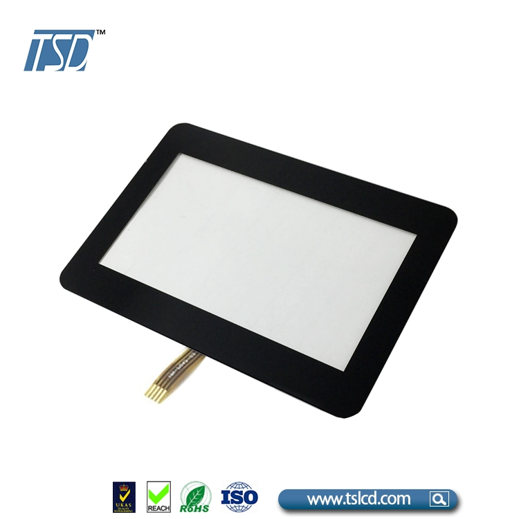 4,3-calowy wyświetlacz LCD tft z pojemnościowym dotykiem i soczewką osłonową