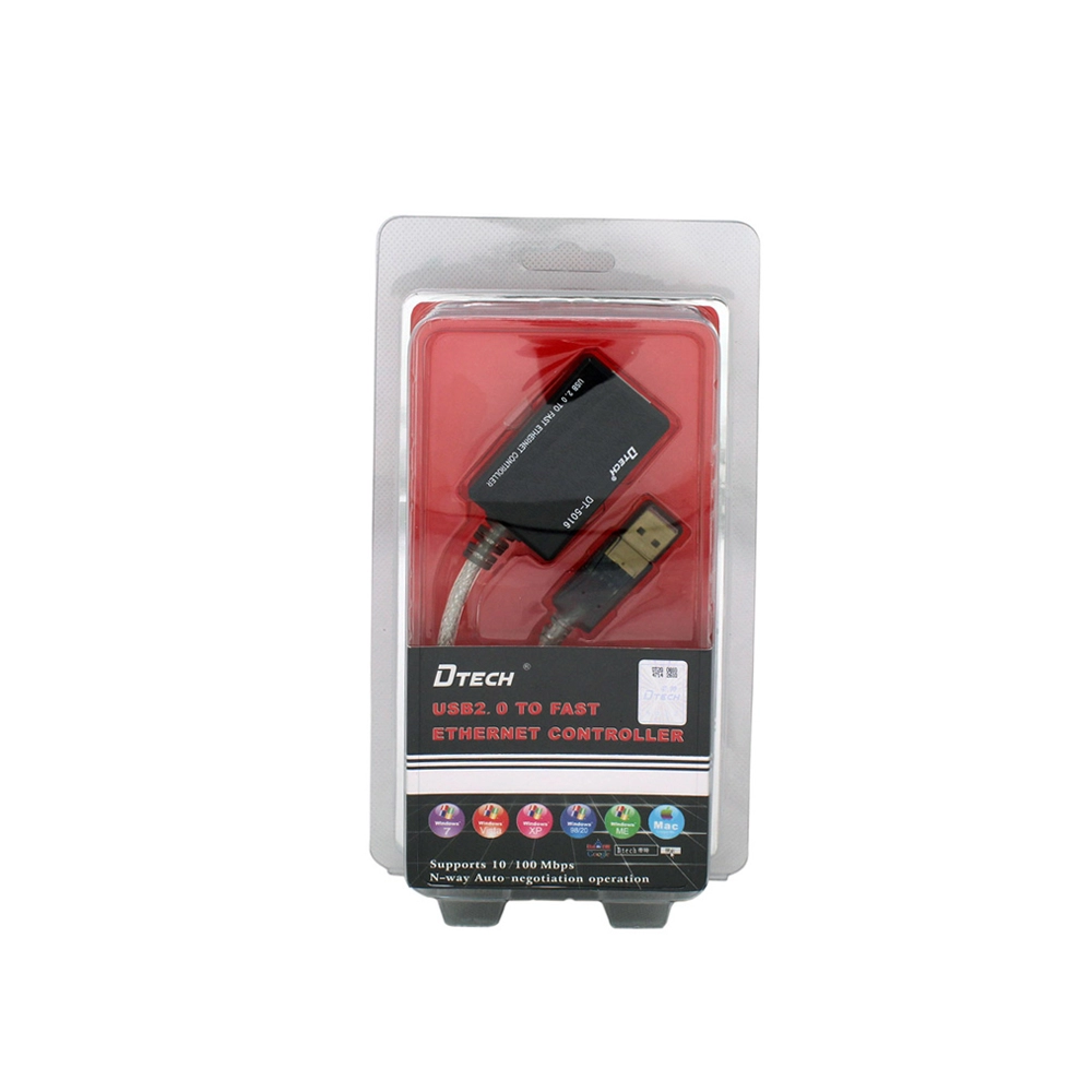 DTECH DT-5016 USB 2.0 do kontrolera Fast Ethernet